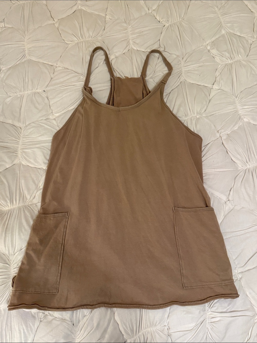 FP Movement by Free People Brown Tank Dress